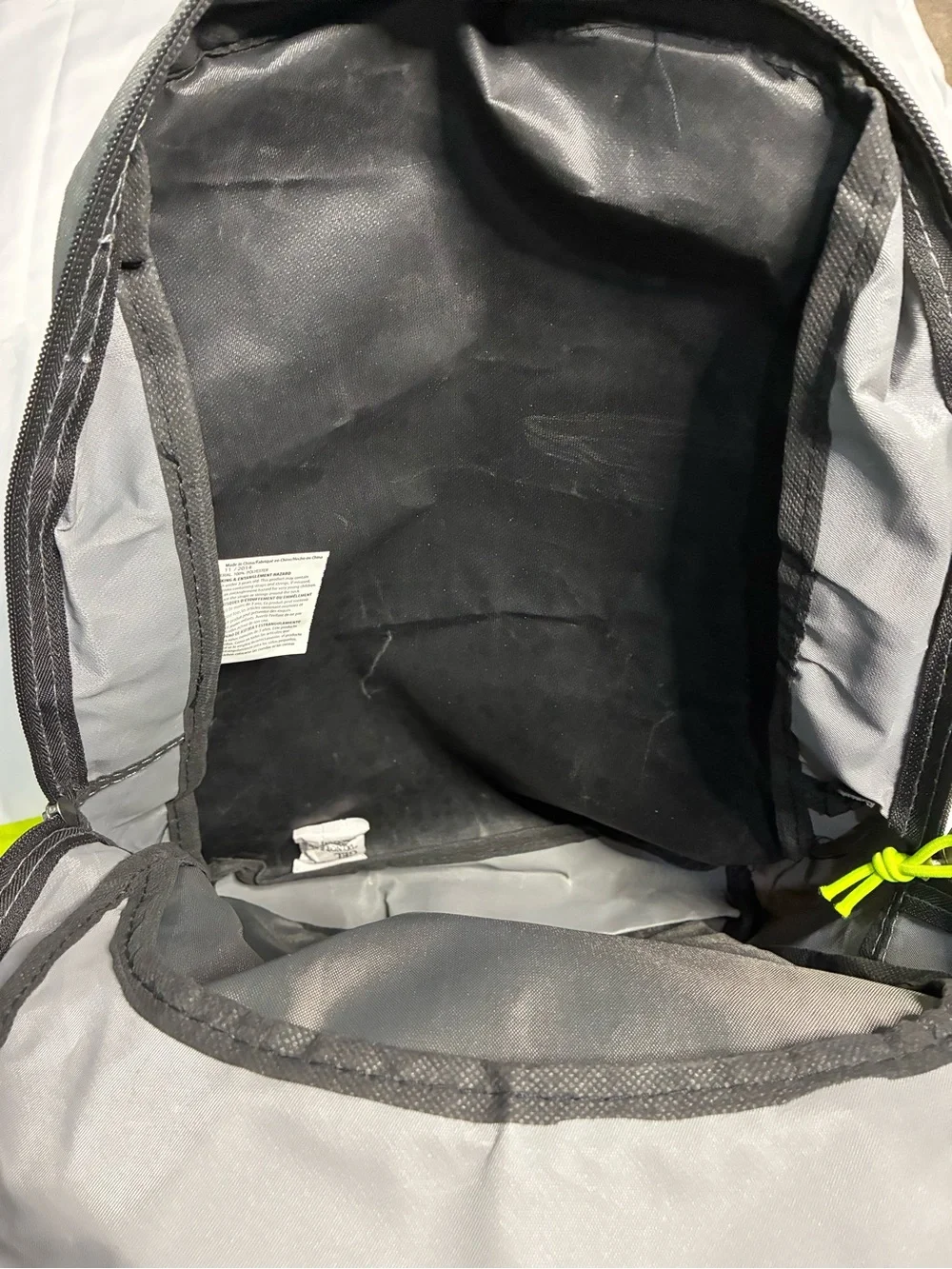 Kids Dinosaur Backpack Boys Gray School Bag T-Rex NWT